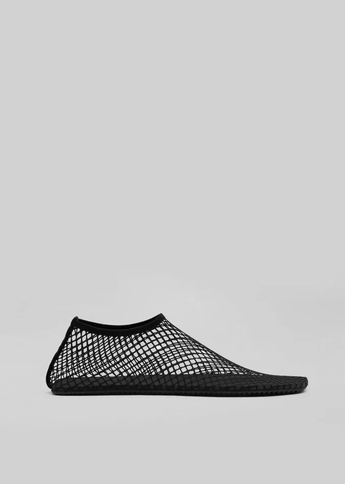 Women Christopher Esber Mesh Water Flats 8211 Black The Frankie Shop