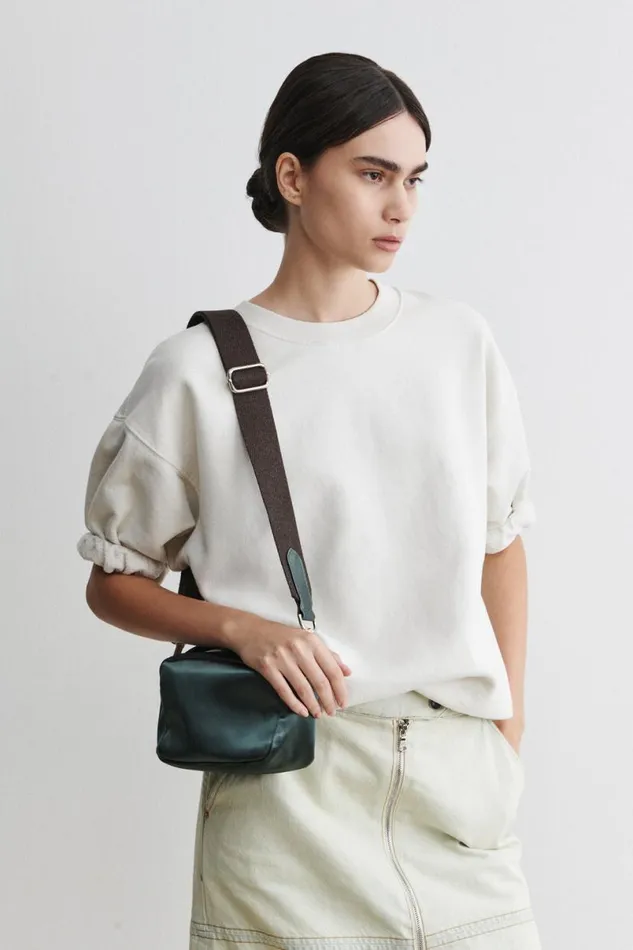 Women Clutches Handbags Crossbody Rachel Comey Cowell Crossbody Dark Juniper