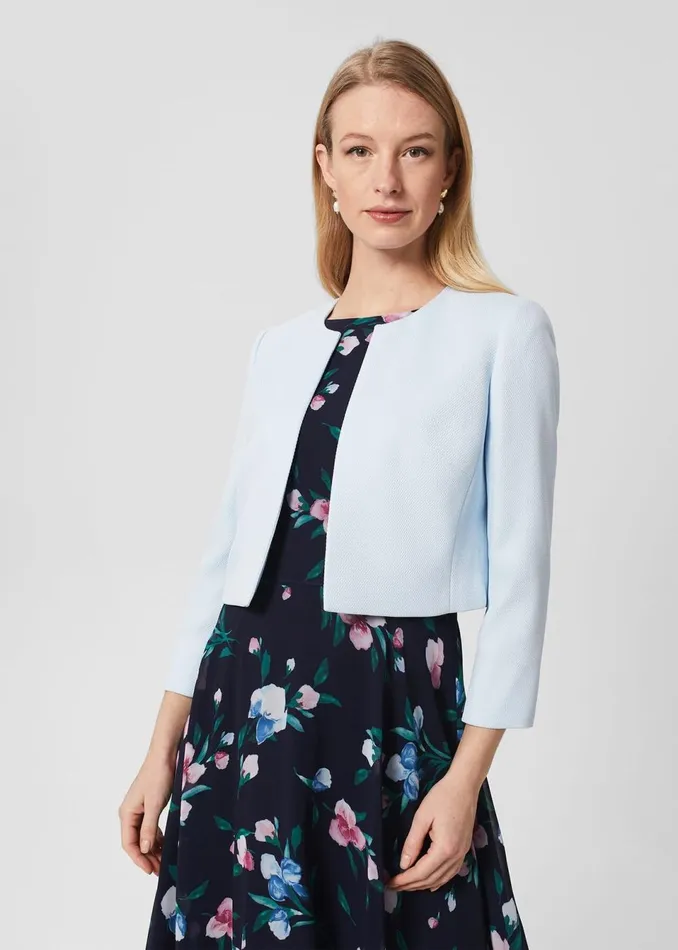 Women Coats and Jackets Hobbs Elize Jacket Pale Blue