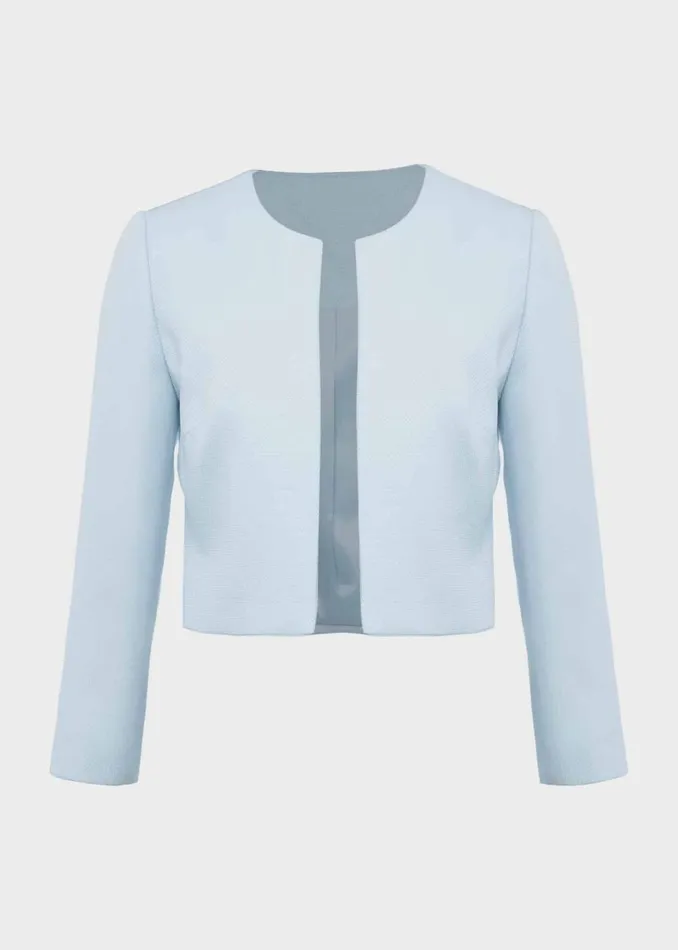 Women Coats and Jackets Hobbs Elize Jacket Pale Blue