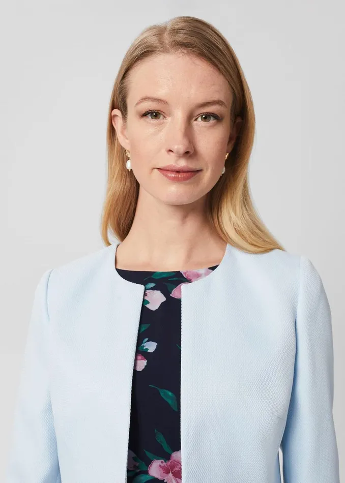 Women Coats and Jackets Hobbs Elize Jacket Pale Blue