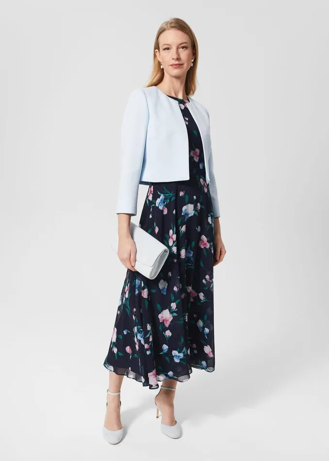Women Coats and Jackets Hobbs Elize Jacket Pale Blue