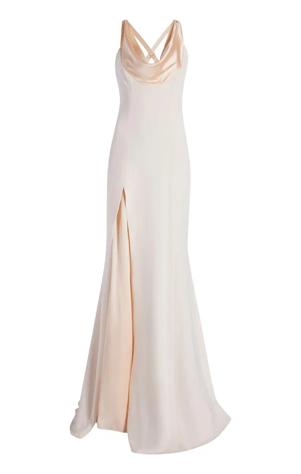 Women Cocktail and Evening Cinq Sept Jill Gown Pearl