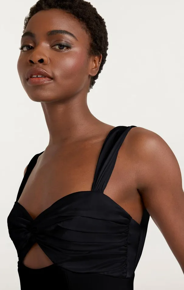Women Cocktail and Evening Cinq Sept Jillie Gown Black