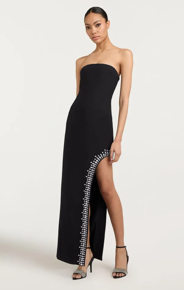 Women Cocktail and Evening Cinq Sept Sammy Gown Black