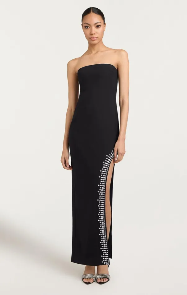 Women Cocktail and Evening Cinq Sept Sammy Gown Black