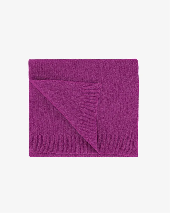 Women Colorfulstandard Merino Wool Scarf 8211 Magenta Blaze Scarves