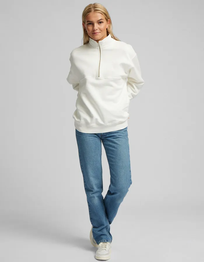 Women Colorfulstandard Organic Quarter Zip 8211 Cedar Brown Quarter Zips
