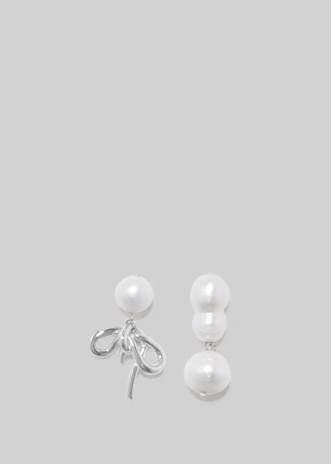 Women Completedworks P192 Earrings 8211 PearlSilver The Frankie Shop
