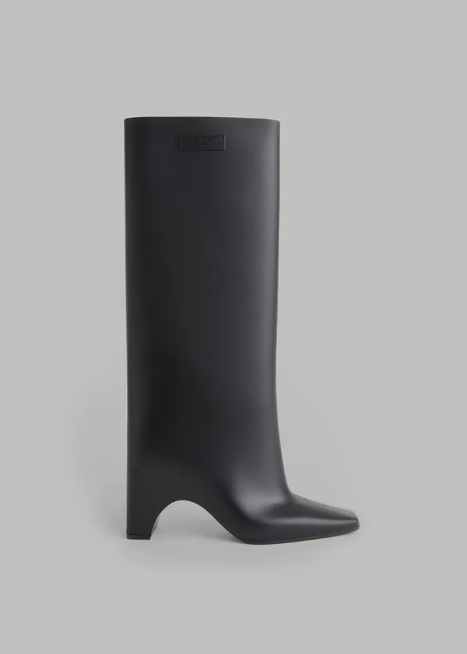 Women Coperni Rubber Bridge Boots 8211 Black The Frankie Shop
