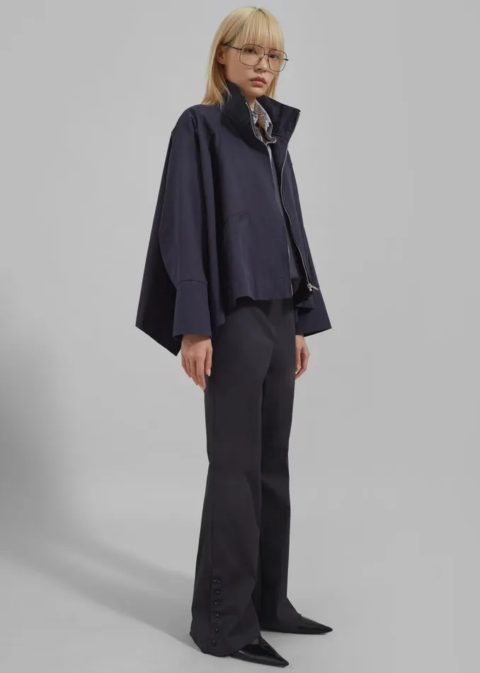 Women Covey Light Jacket 8211 Navy The Frankie Shop Outerwear