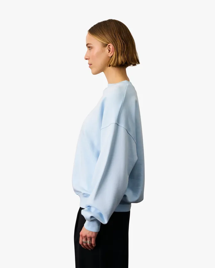 Women Crewneck Sweatshirts Colorfulstandard Organic Oversized Crew 8211 Sandstone Orange