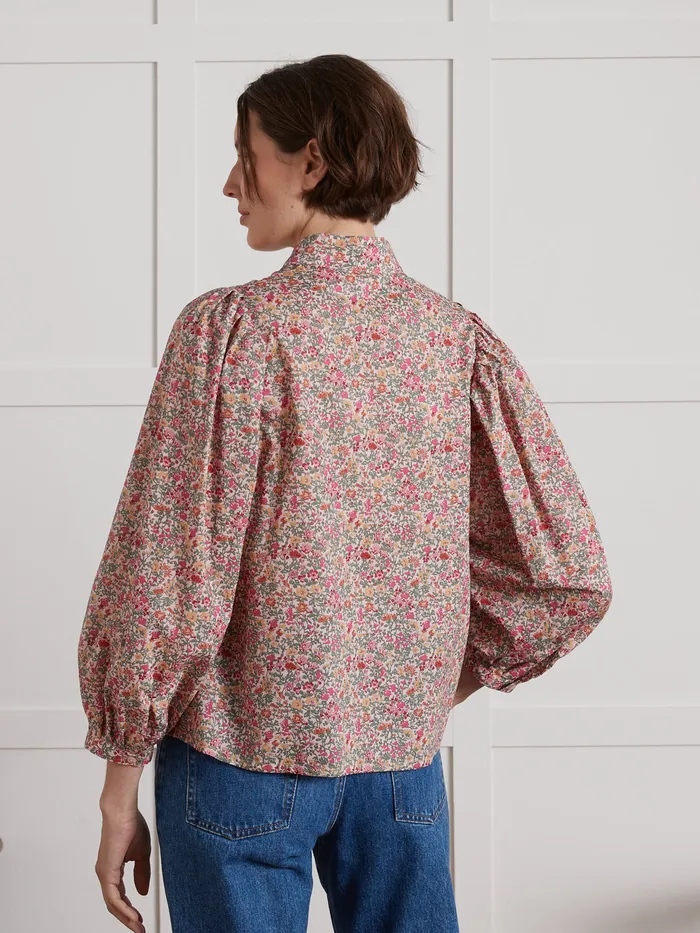 Women Cyrillus Clothing Babingdon Motif Shirt Made With Liberty Fabric 8211 The Limited Collection Lib Babington Rose