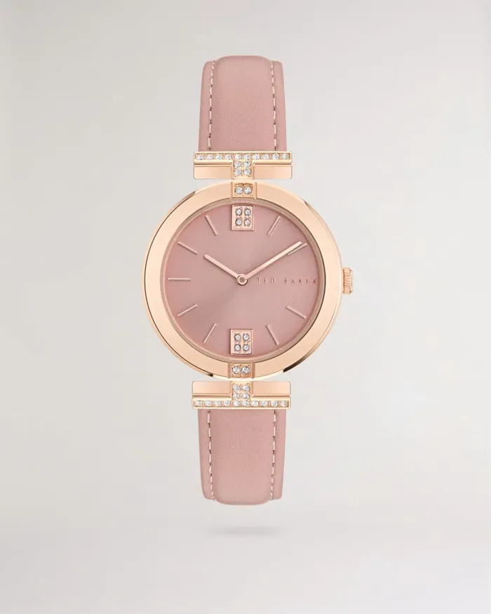 Women DARBEYA 8211 Darbey T Vegan Leather Strap Watch Pink Ted Baker Watches Women DARBEYA 8211 Darbey T Vegan Leather Strap Watch Pink Ted Baker Watches