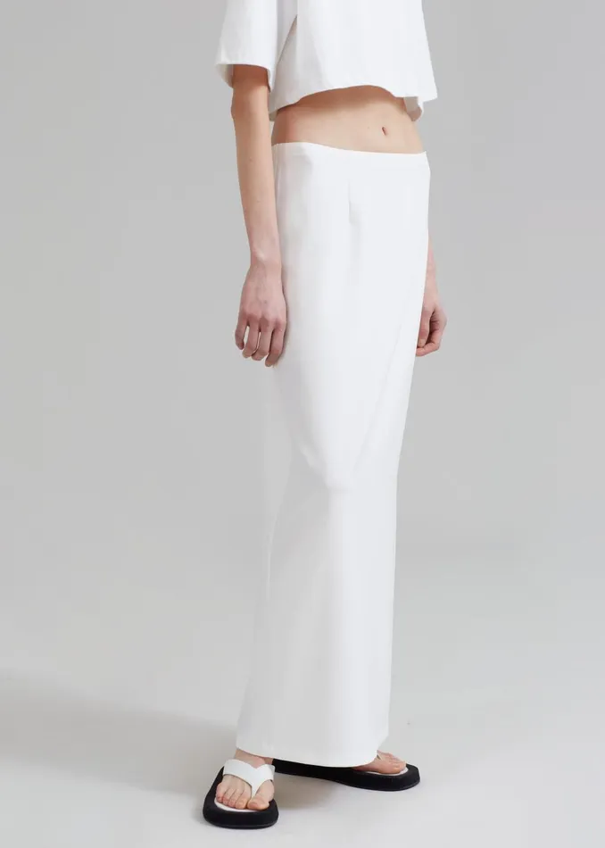 Women Demi Pencil Skirt 8211 White The Frankie Shop Bottoms