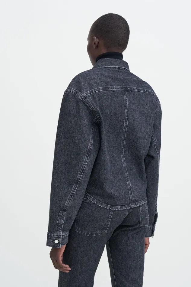 Women Denim Shirt Black Stonewash Filippa K Shirts and Blouses