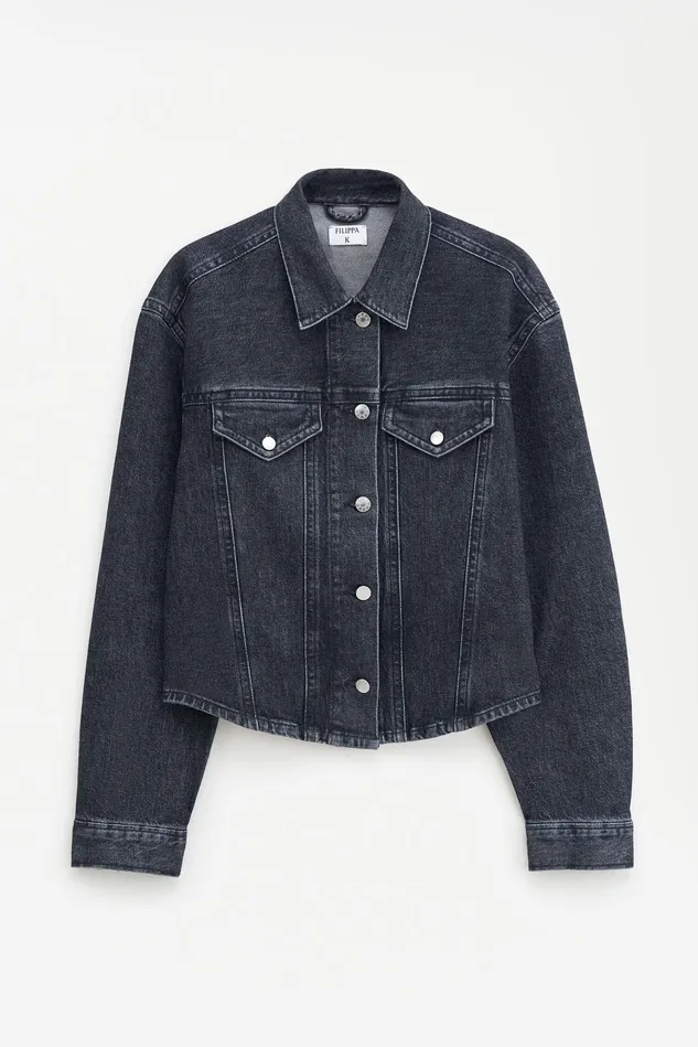 Women Denim Shirt Black Stonewash Filippa K Shirts and Blouses
