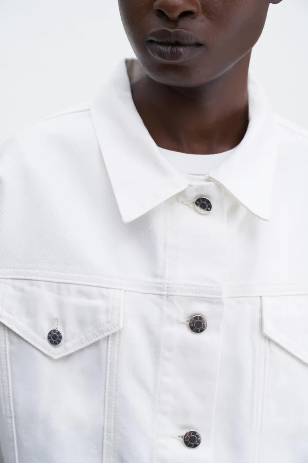 Women Denim Shirt Ecru Wash Filippa K Shirts and Blouses