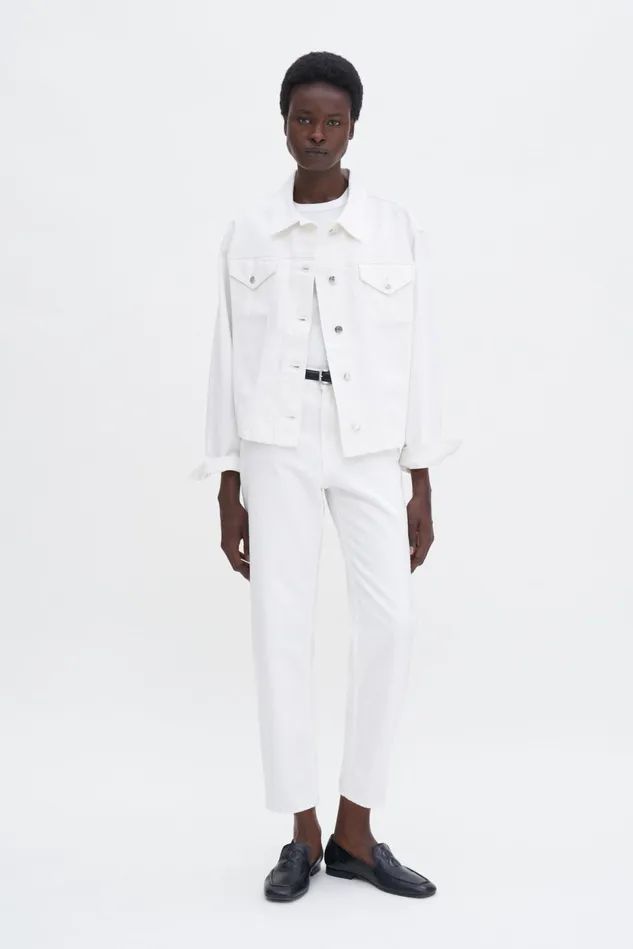 Women Denim Shirt Ecru Wash Filippa K Shirts and Blouses