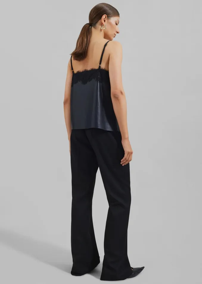 Women Desirae Lace Top 8211 Black The Frankie Shop Tops