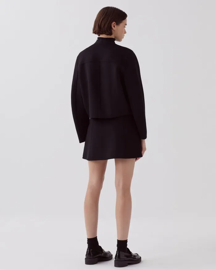 Women DoubleSided Jacket Black Beauty Comptoir Des Cotonniers Coats and Jackets Women DoubleSided Jacket Black Beauty Comptoir Des Cotonniers Coats and Jackets
