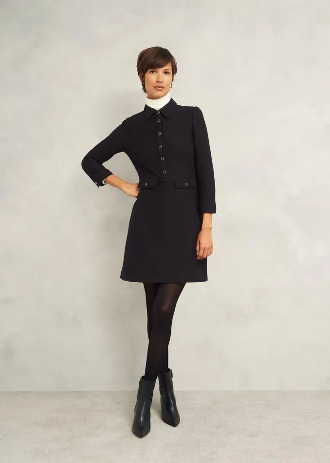 Women Dresses and Jumpsuits Hobbs Adelia Ponte Dress Black
