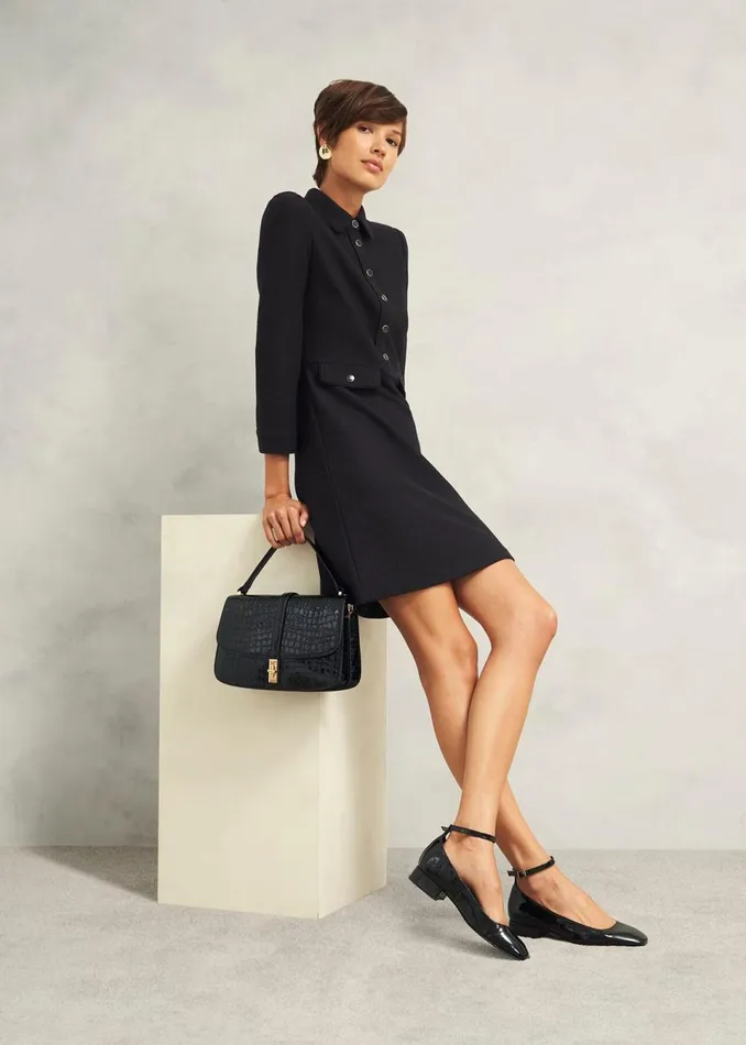 Women Dresses and Jumpsuits Hobbs Adelia Ponte Dress Black