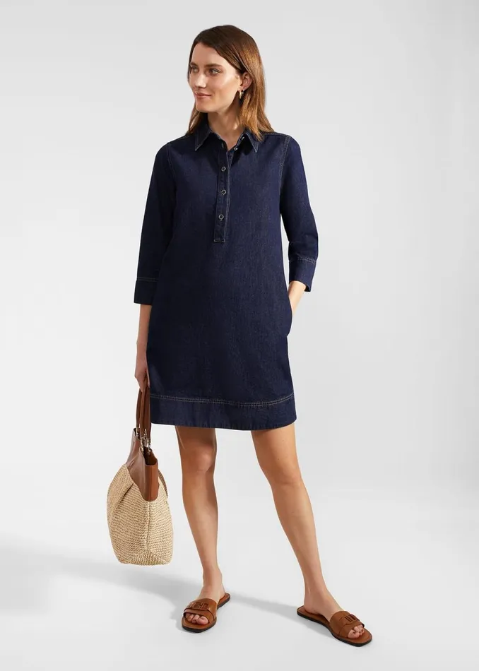 Women Dresses and Jumpsuits Hobbs Josie Dress Indigo