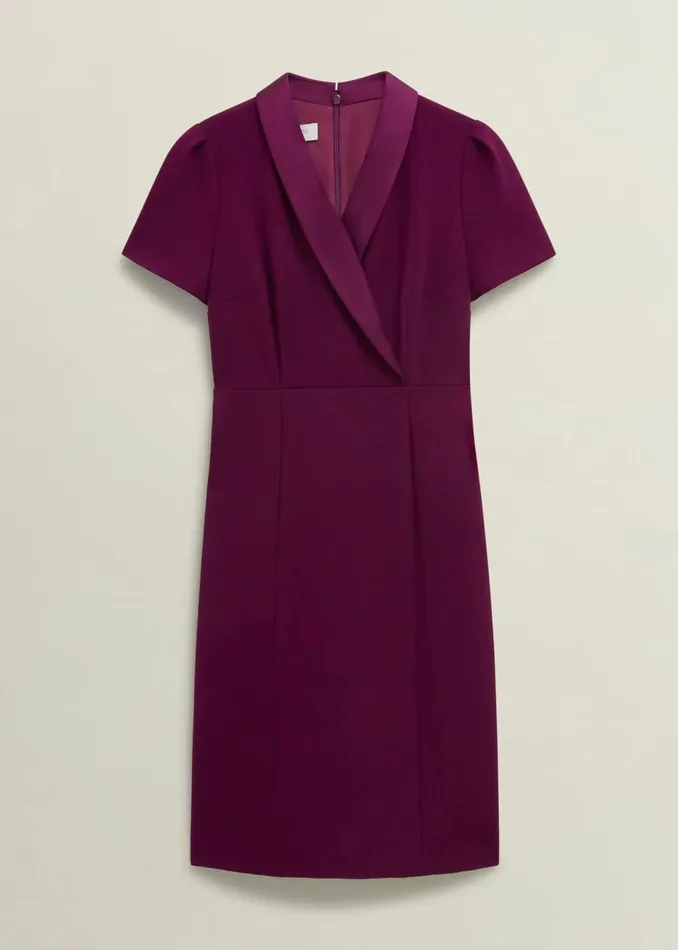 Women Dresses and Jumpsuits Hobbs Petite Amira Dress Warm Plum