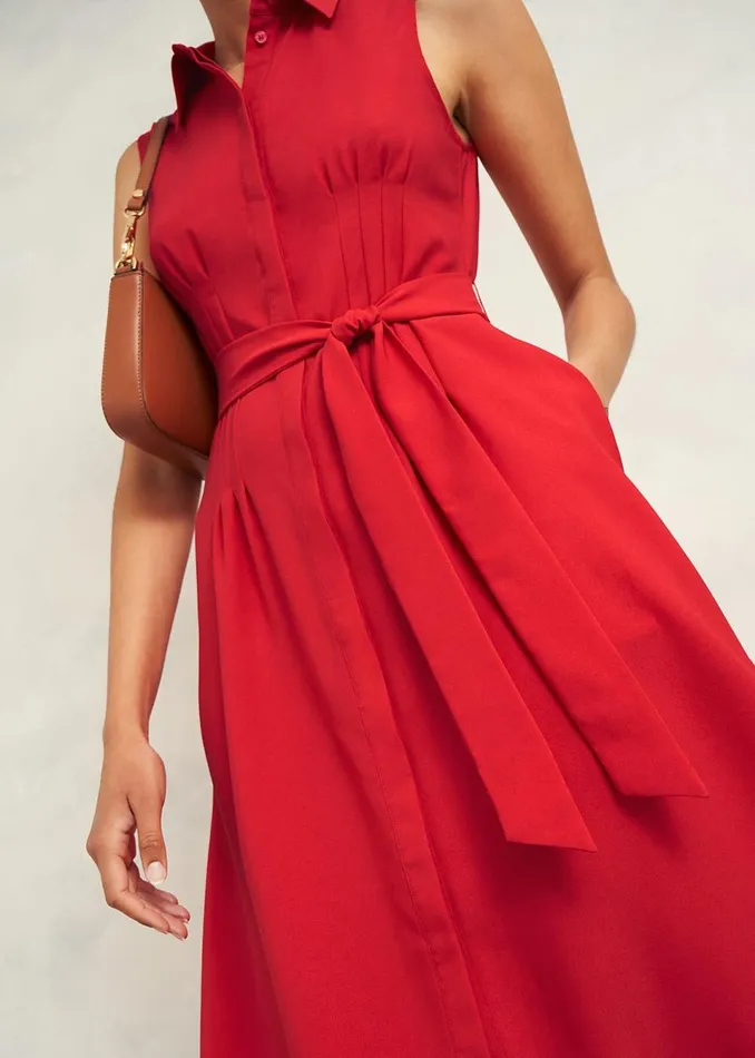 Women Dresses and Jumpsuits Hobbs Sandra Dress Begonia Red