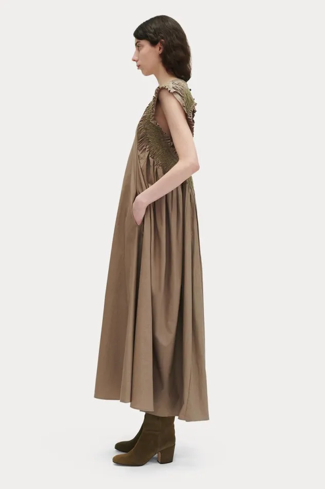 Women Dresses Rachel Comey Adira Dress Taupe Women Dresses Rachel Comey Adira Dress Taupe