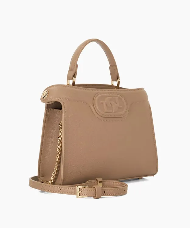 Women Dune London Crossbody Bags Embossed Logo Tote Bag Neutral