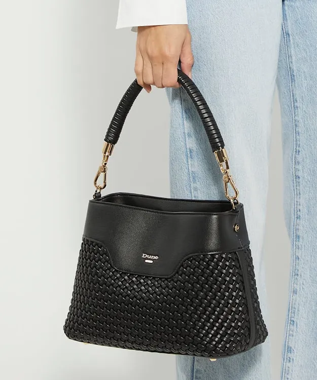 Women Dune London Crossbody Bags Top Handle Shoulder Bag Black