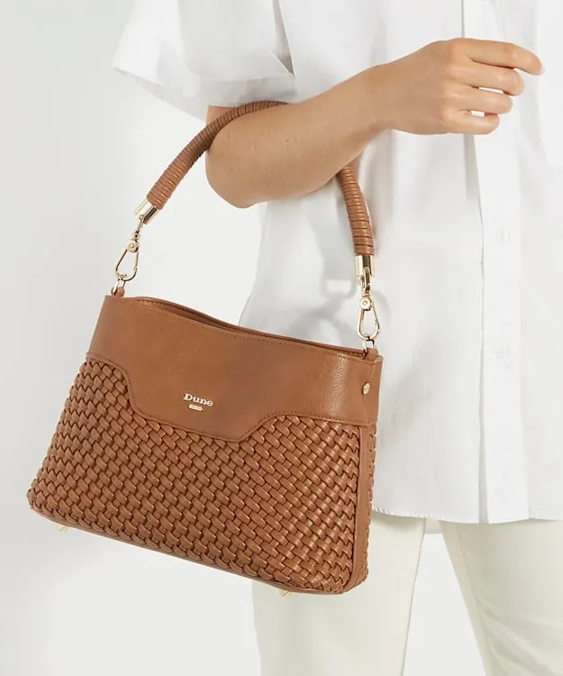 Women Dune London Crossbody Bags Top Handle Shoulder Bag Brown