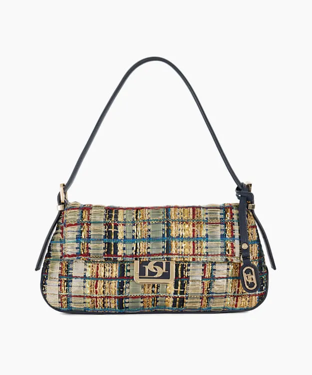 Women Dune London Handbags Textured Tweed Shoulder Bag Multi Fabric