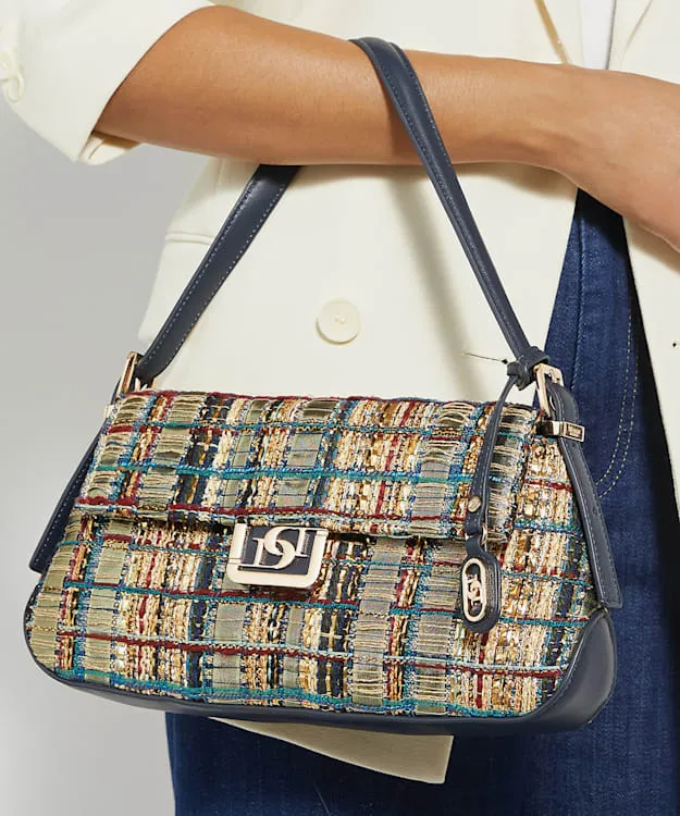 Women Dune London Handbags Textured Tweed Shoulder Bag Multi Fabric