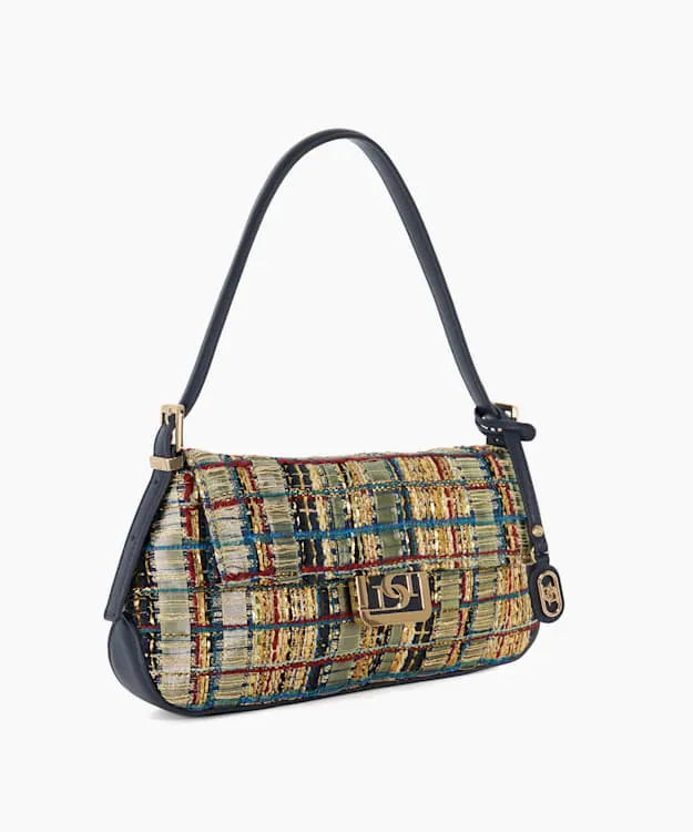 Women Dune London Handbags Textured Tweed Shoulder Bag Multi Fabric
