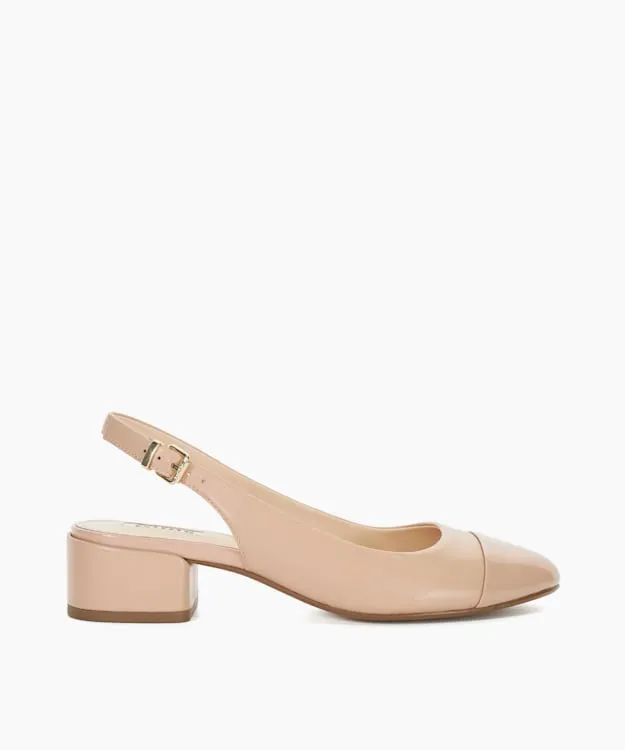 Women Dune London Heels SlingBack Heeled Ballet Flats Pink