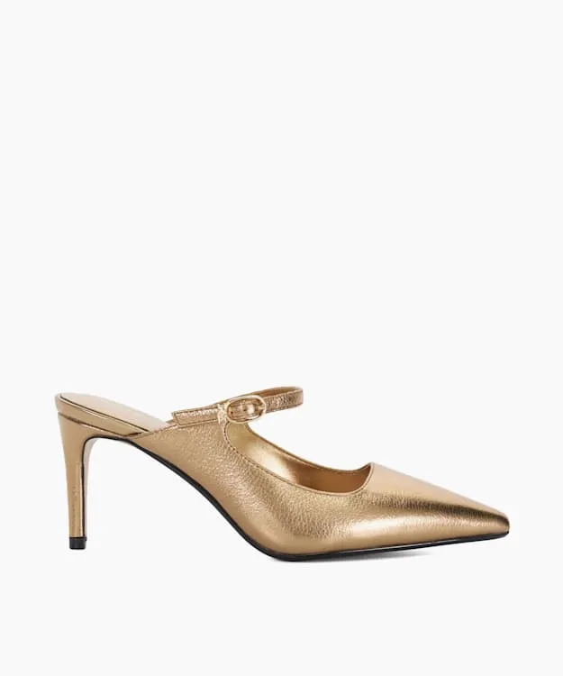 Women Dune London Heels Stiletto Heel Slip On Metallic