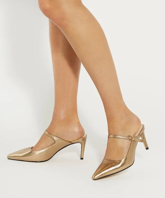 Women Dune London Heels Stiletto Heel Slip On Metallic