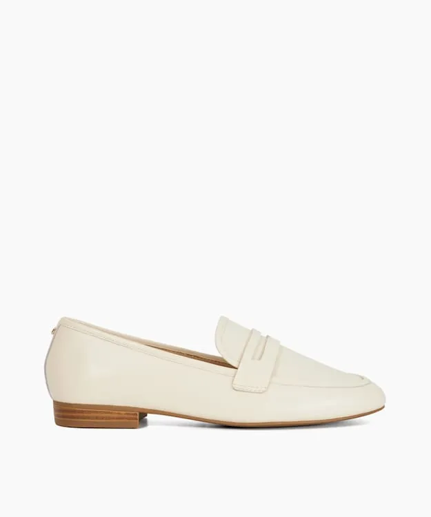 Women Dune London Loafers Leather Penny Loafers Neutral