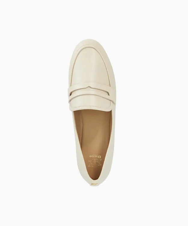 Women Dune London Loafers Leather Penny Loafers Neutral