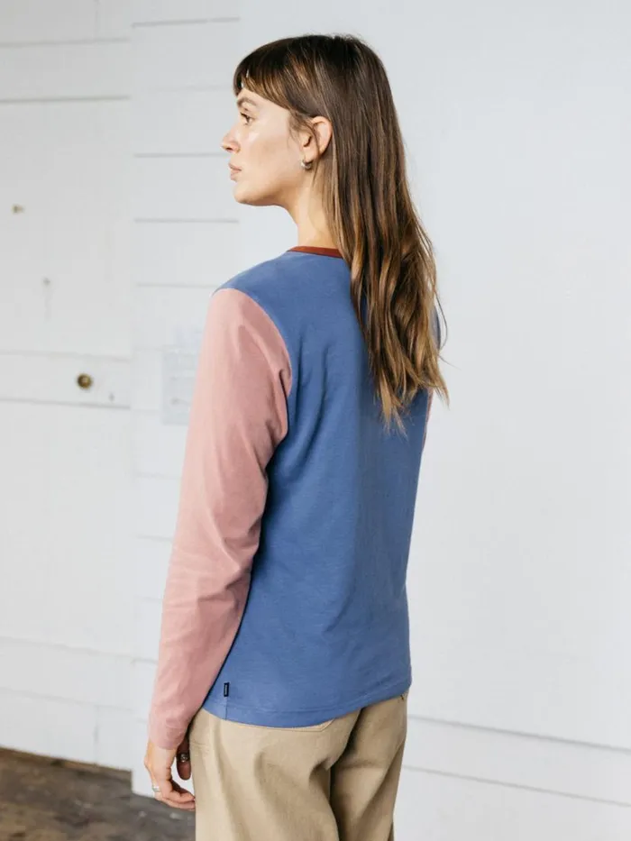 Women Eldon Long Sleeve TShirt Coastal Fjordpink Salt Finisterre Tops and Shirts Women Eldon Long Sleeve TShirt Coastal Fjordpink Salt Finisterre Tops and Shirts