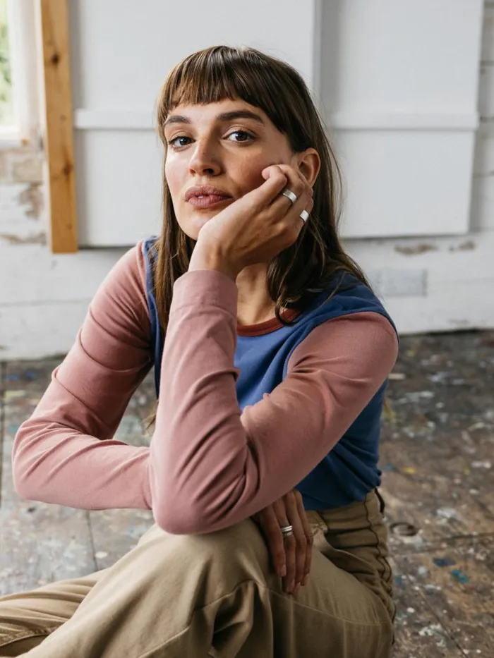 Women Eldon Long Sleeve TShirt Coastal Fjordpink Salt Finisterre Tops and Shirts Women Eldon Long Sleeve TShirt Coastal Fjordpink Salt Finisterre Tops and Shirts