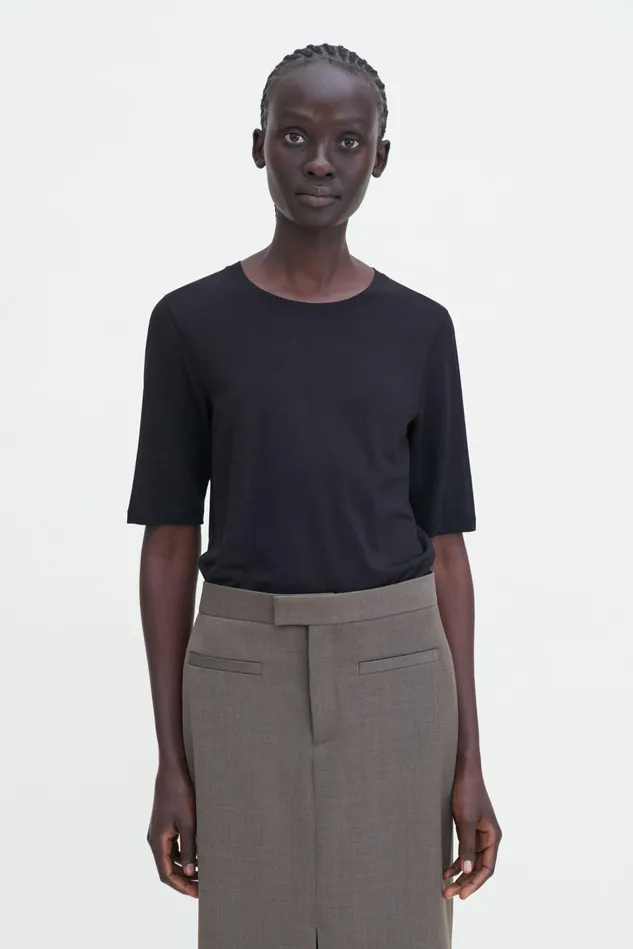 Women Elena Tee Black Filippa K Tops