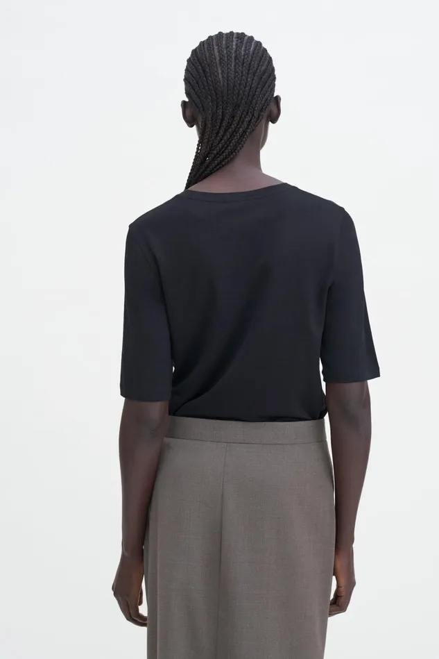 Women Elena Tee Black Filippa K Tops