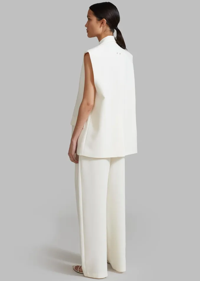 Women Eloise Trousers 8211 Cream The Frankie Shop Bottoms