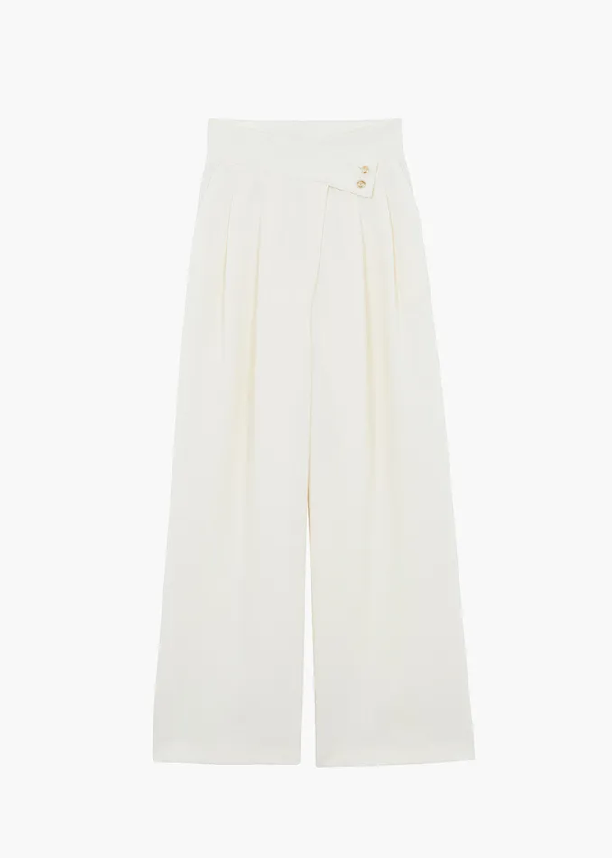 Women Eloise Trousers 8211 Cream The Frankie Shop Bottoms