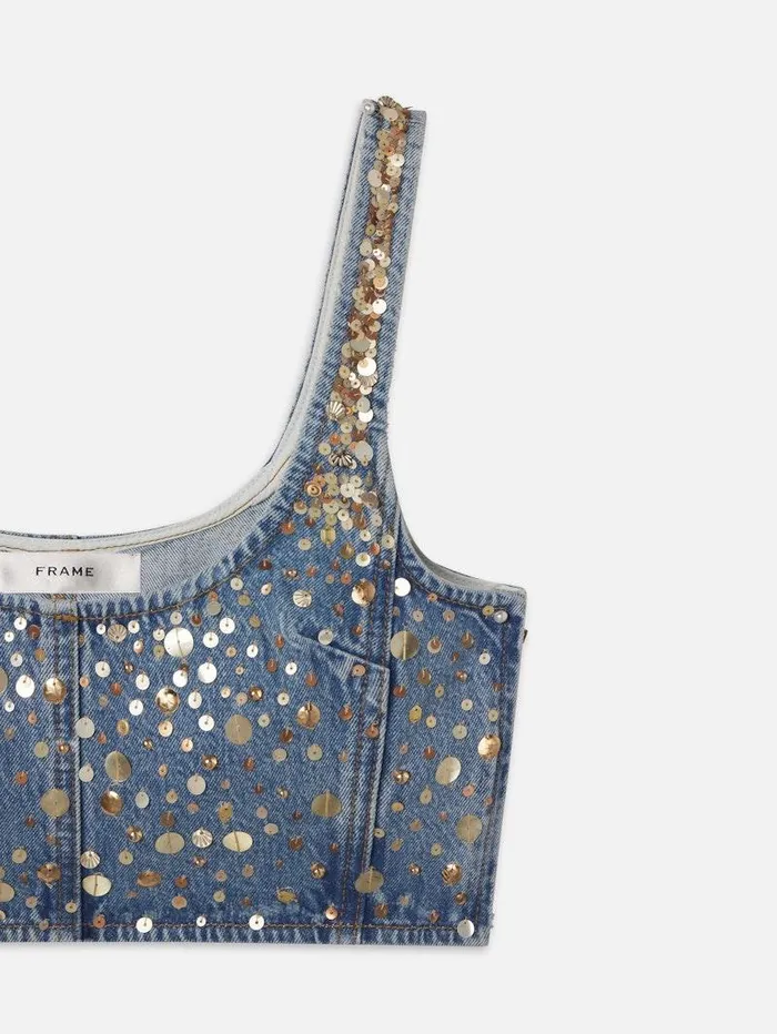 Women FRAME Atelier Of Denim The Atelier Champagne Top Women FRAME Atelier Of Denim The Atelier Champagne Top