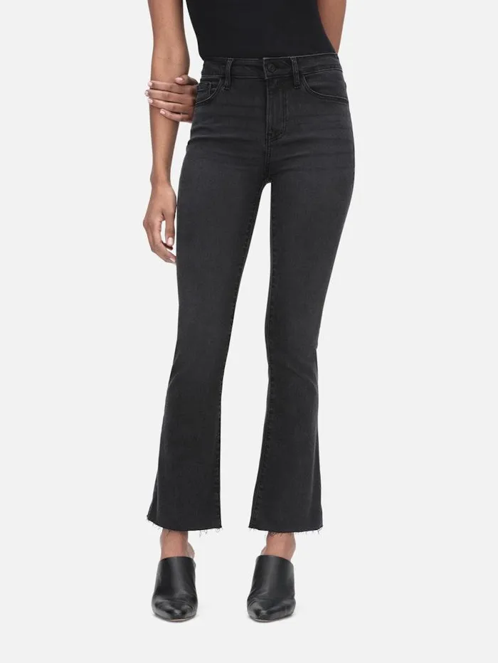 Women FRAME Bootcut Le Crop Mini Boot Raw Edge Women FRAME Bootcut Le Crop Mini Boot Raw Edge